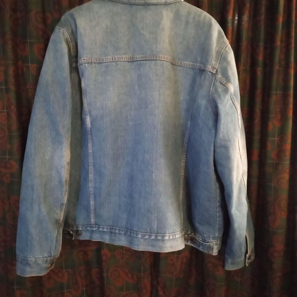 Goodfellow & Co.  Sherpa lined denim jean jacket Size XXL NWOT - Picture 7 of 10